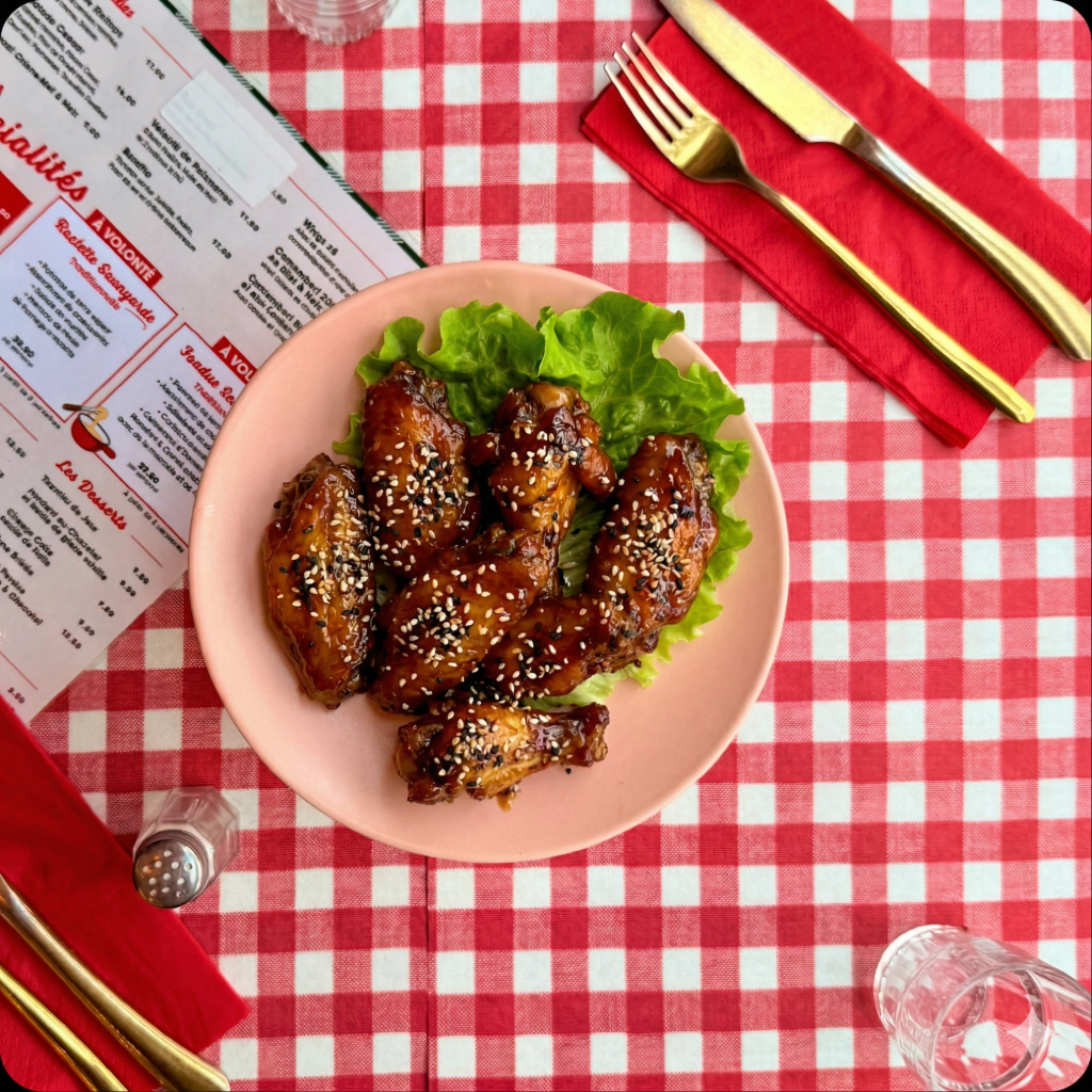Wings poulet caramélisé
